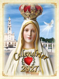 Couverture du calendrier 2027 de l’Association Vierge de Fatima